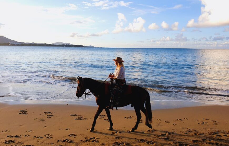 Great 3W1 PACKAGE: Damajagua Falls + Lunch + Horseback Riding.